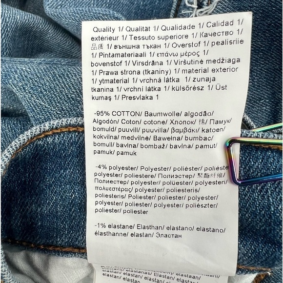 Escada Sport Linda Slim Cropped Frayed Release Hem Jeans Size 30 US Women's - Picture 7 of 8